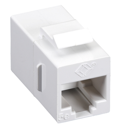 BLACK BOX Cat5E Keystone Coupler, Straight-Pinned,  FM590